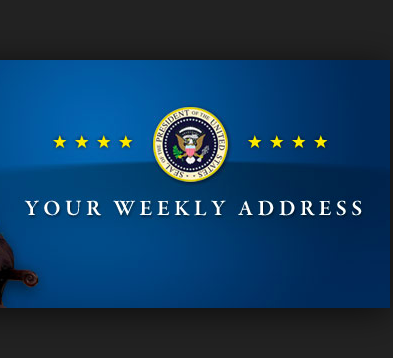 weekly address whitehouse